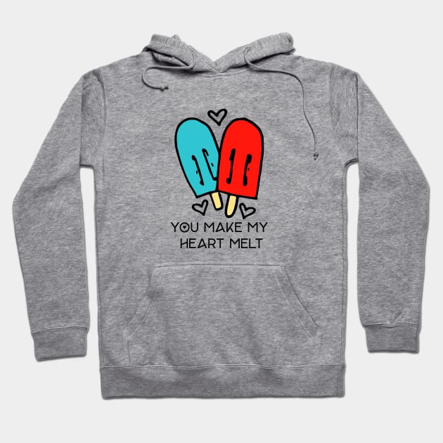 Make my Heart Melt Hoodie by Nataliatcha23